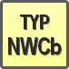Piktogram - Typ: NWCb